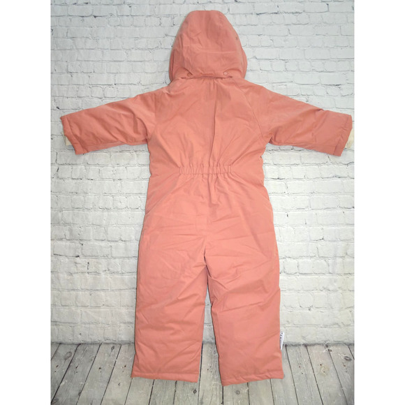 7AM Enfant Baby Snowsuit Coat - Printed Baby Zipper Snowsuits, Rose Dawn, 3T-4T - Picture 6 of 9